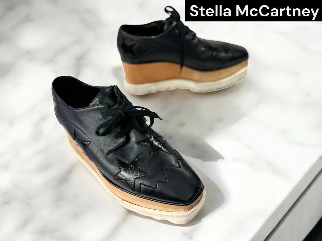 ⭐︎未使用同等⭐︎ ステラマッカートニー　エリス　ブラック　34.5  34 1/2 ⭐︎未使用同等⭐︎ ステラマッカートニー エリス ブラック 34.5
