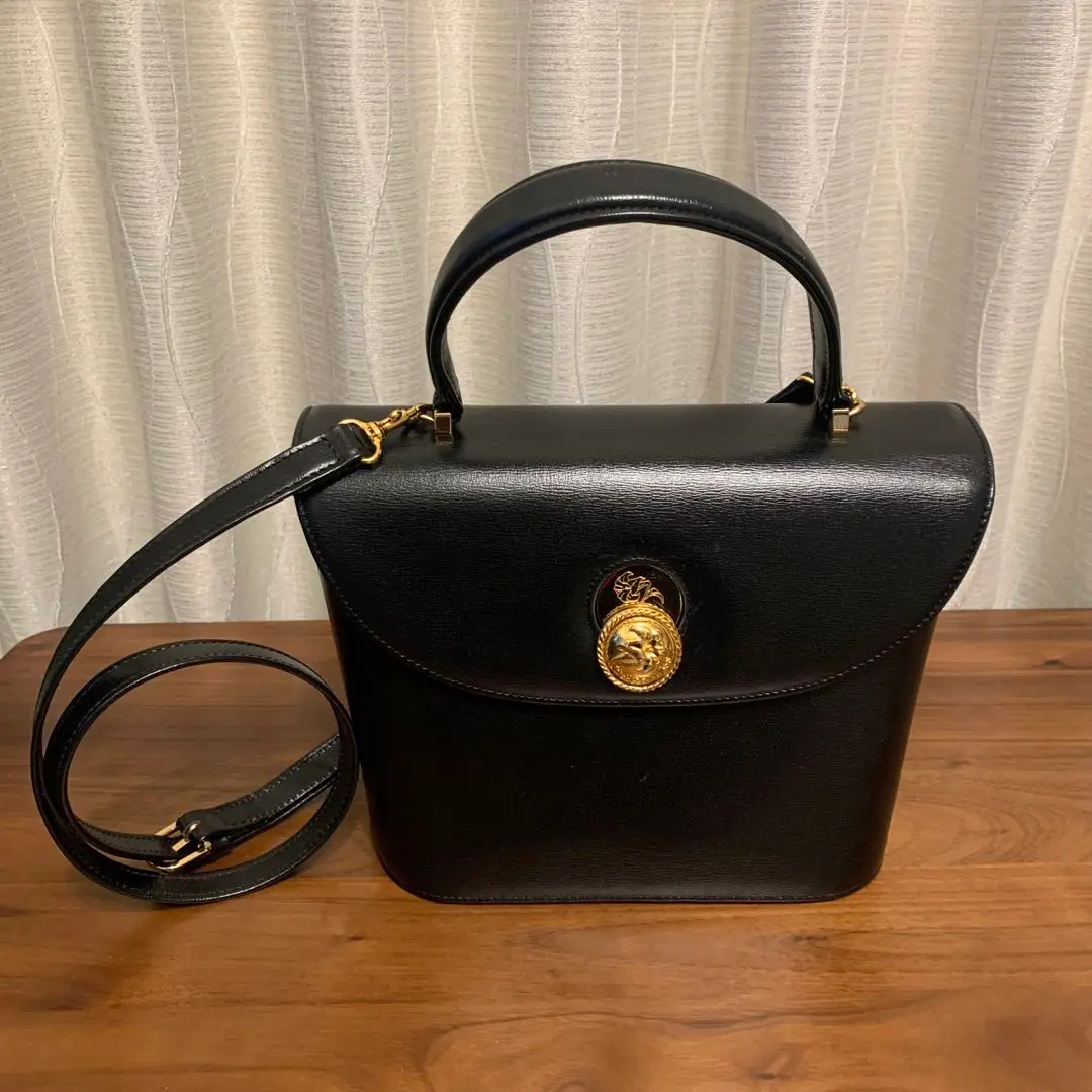 TAKEO de 365 タケオニシダ ネイビー 金具 2way ハンドバッグ TAKEO de 365 タケオニシダ ネイビー 金具 2way ハンドバッグ