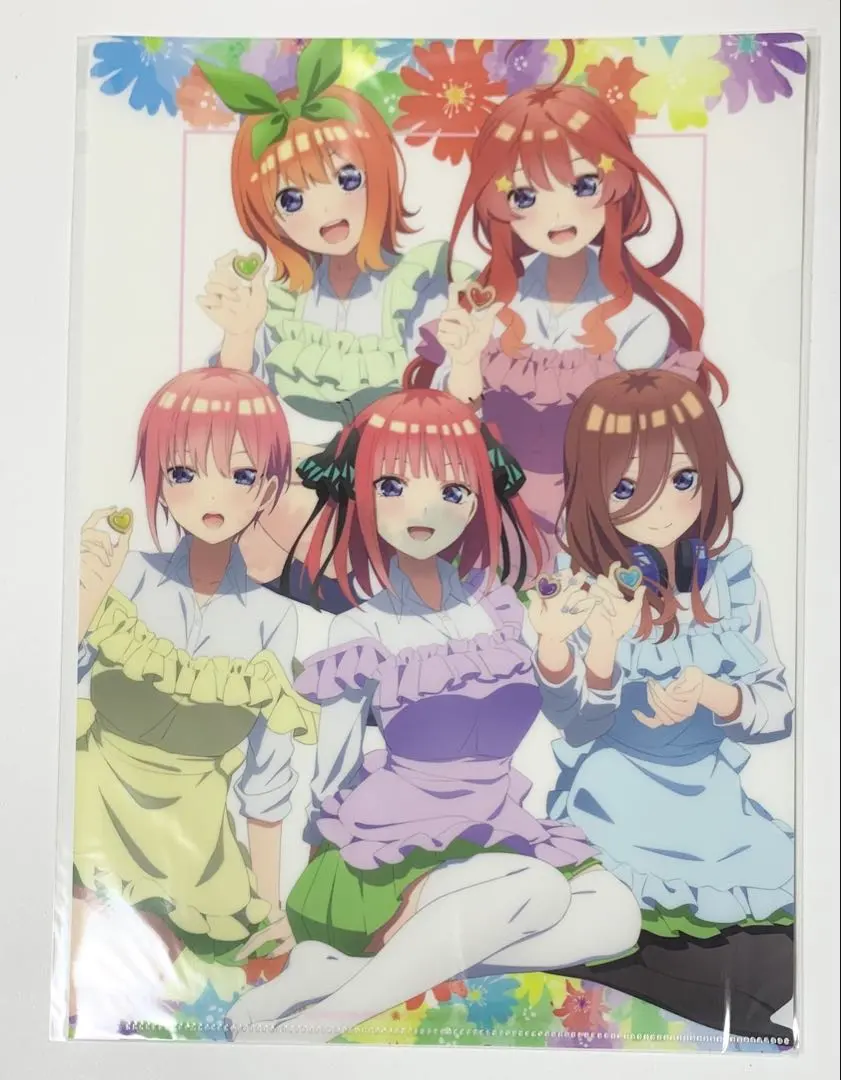 Thumbnail of The Quintessential Quintuplets: Newly Illustrated Group Illustration - Uniform Apron ver. Clear File
