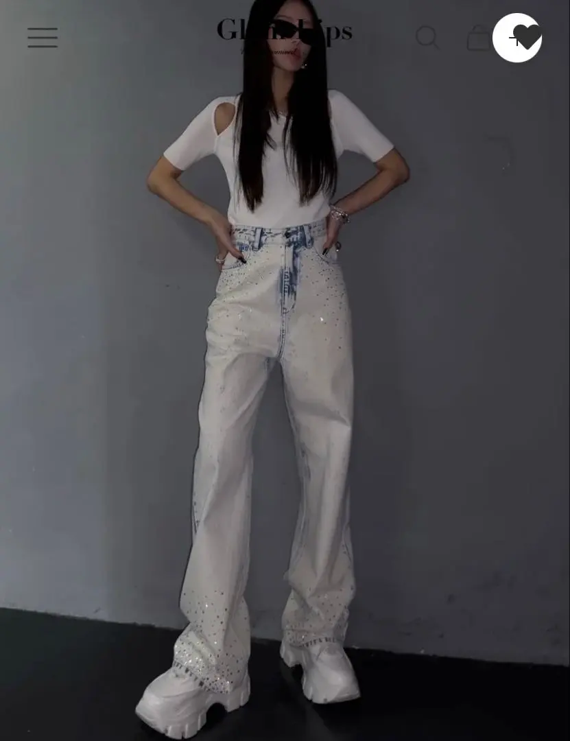 ウォッシュ ワイド ストーン Denim