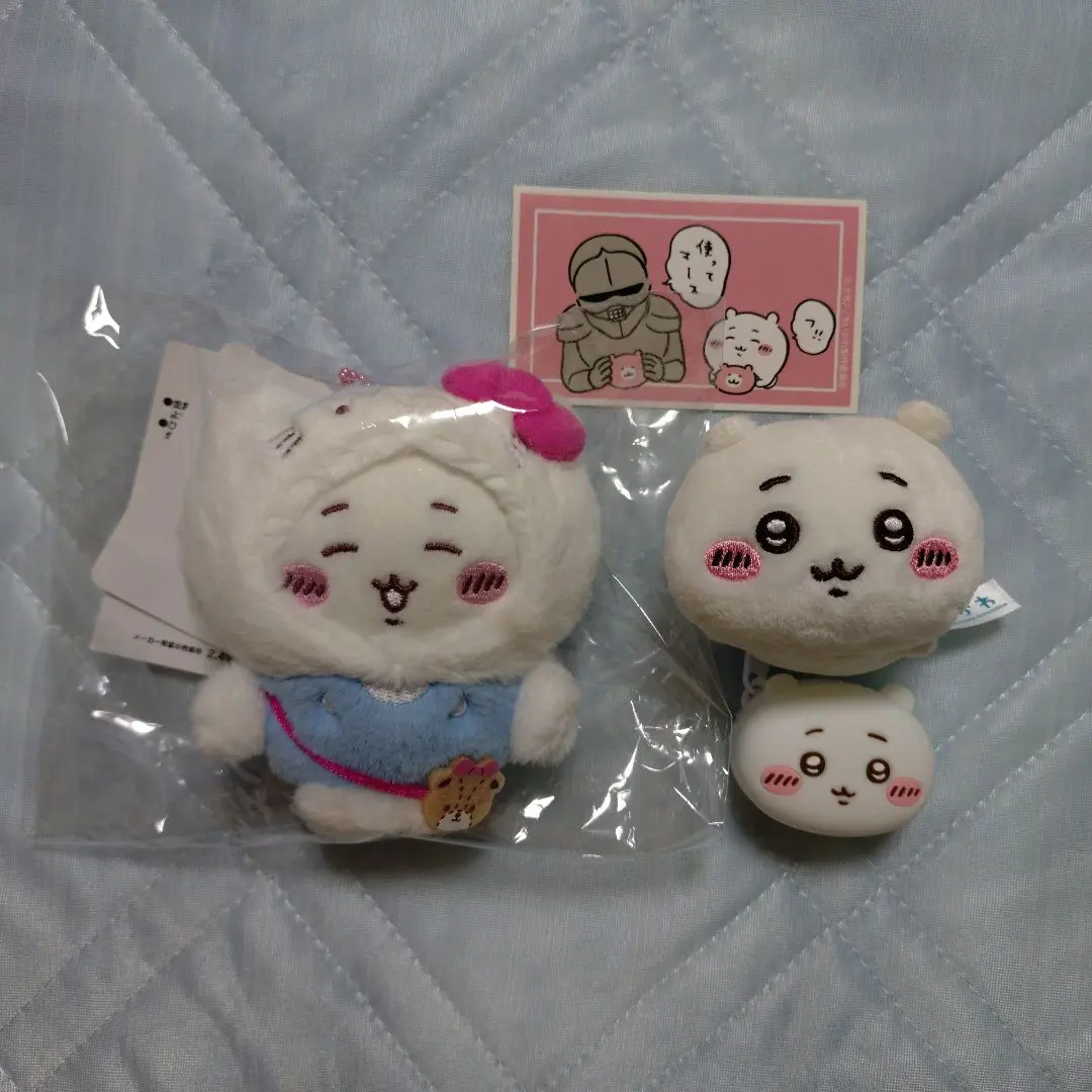 Thumbnail of Chikawa Sanrio Chikawa x Hello Kitty Lying Down & Pouch Seal 4-piece Set