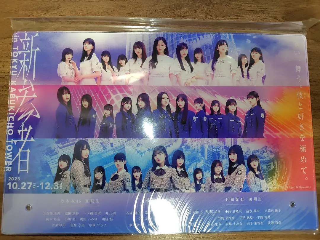 Thumbnail of Nogizaka46, Sakurazaka46, Hinatazaka46, Shin-tsukamono (Newcomers), Acrylic Panel, 33 Members