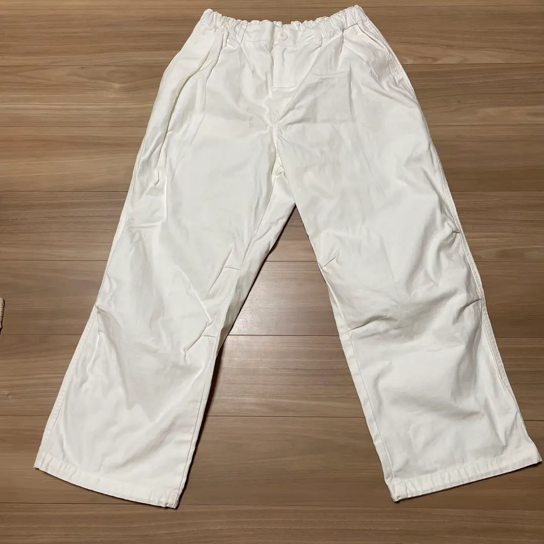 WEGO 工作褲 白色 的縮圖