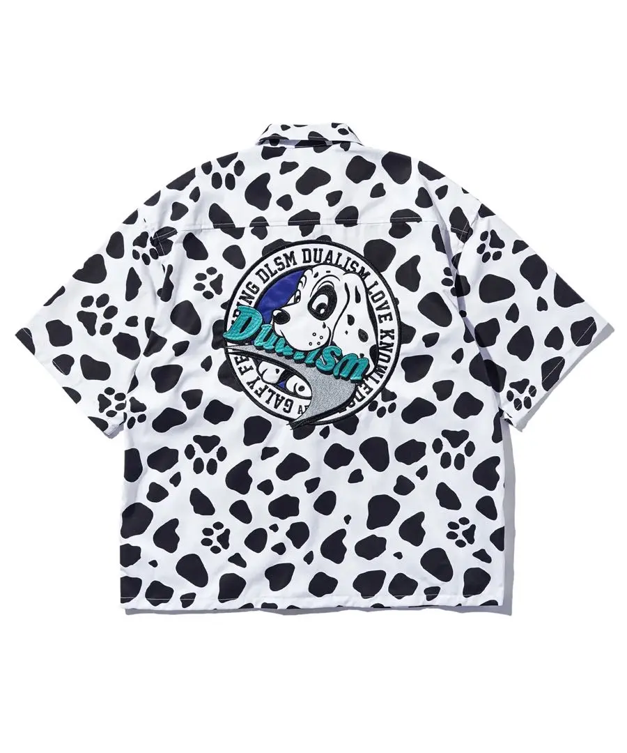DUALISM × GALFY ダルメシアン クロップド Tシャツ 小型犬 DUALISM × GALFY ダルメシアン クロップド Tシャツ 小型犬