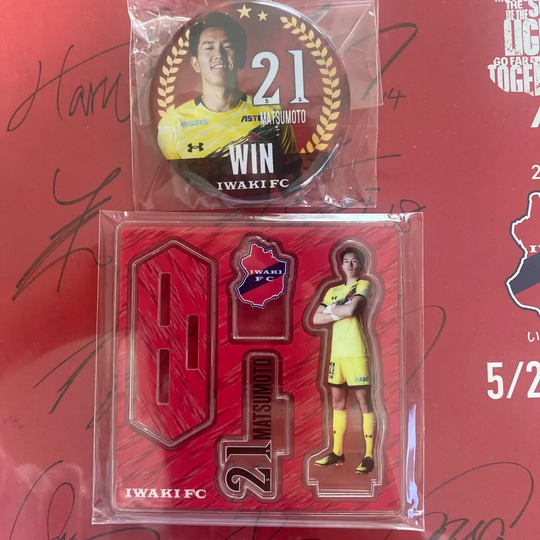いわきFC 2024 アクリルスタンド GOODS】いわきFCオリジナルグッズ 新商品販売のお知らせ