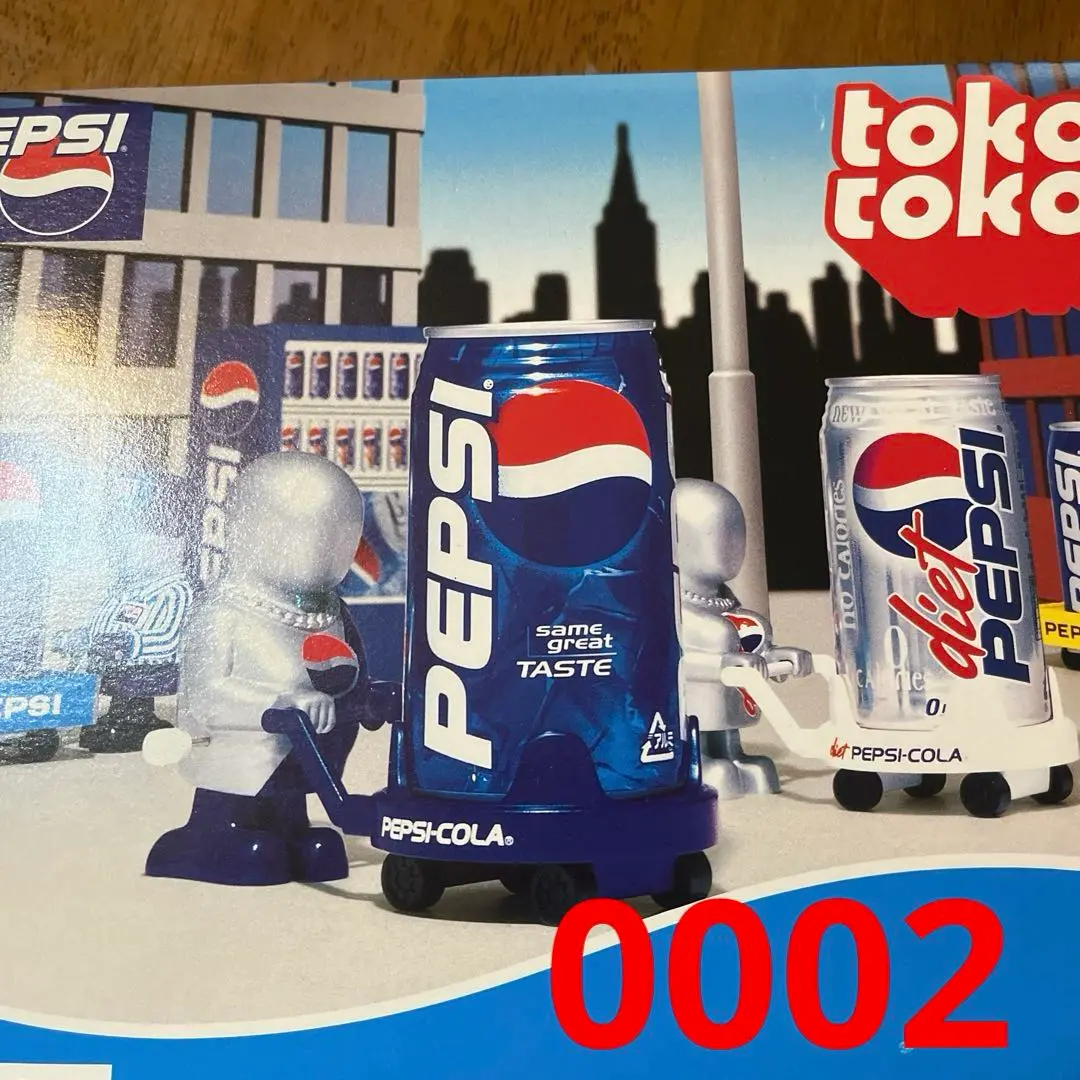 Pepsiman tokotoko フィギュア 2000 Tokotoko Pepsi Pepsiman Can Helper Wind Up 4 3/8