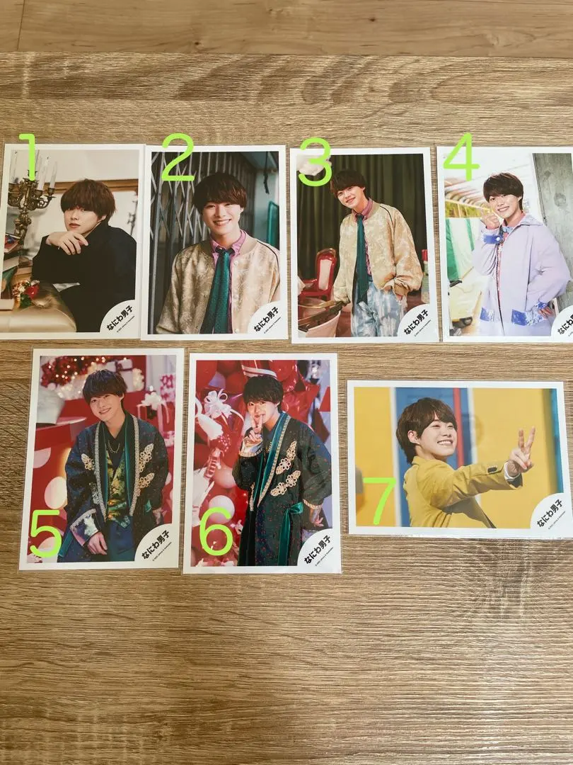 Thumbnail of Naniwa Danshi Kazuya Ohashi Official Photo 7-Piece Set