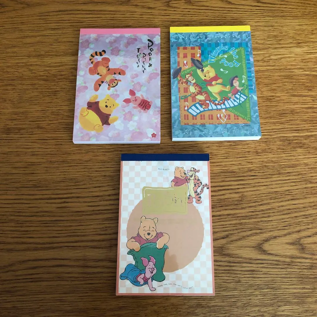 Thumbnail of Memo Pad - Winnie the Pooh (Pooh & Piglet & Tigger) [Set of 3]