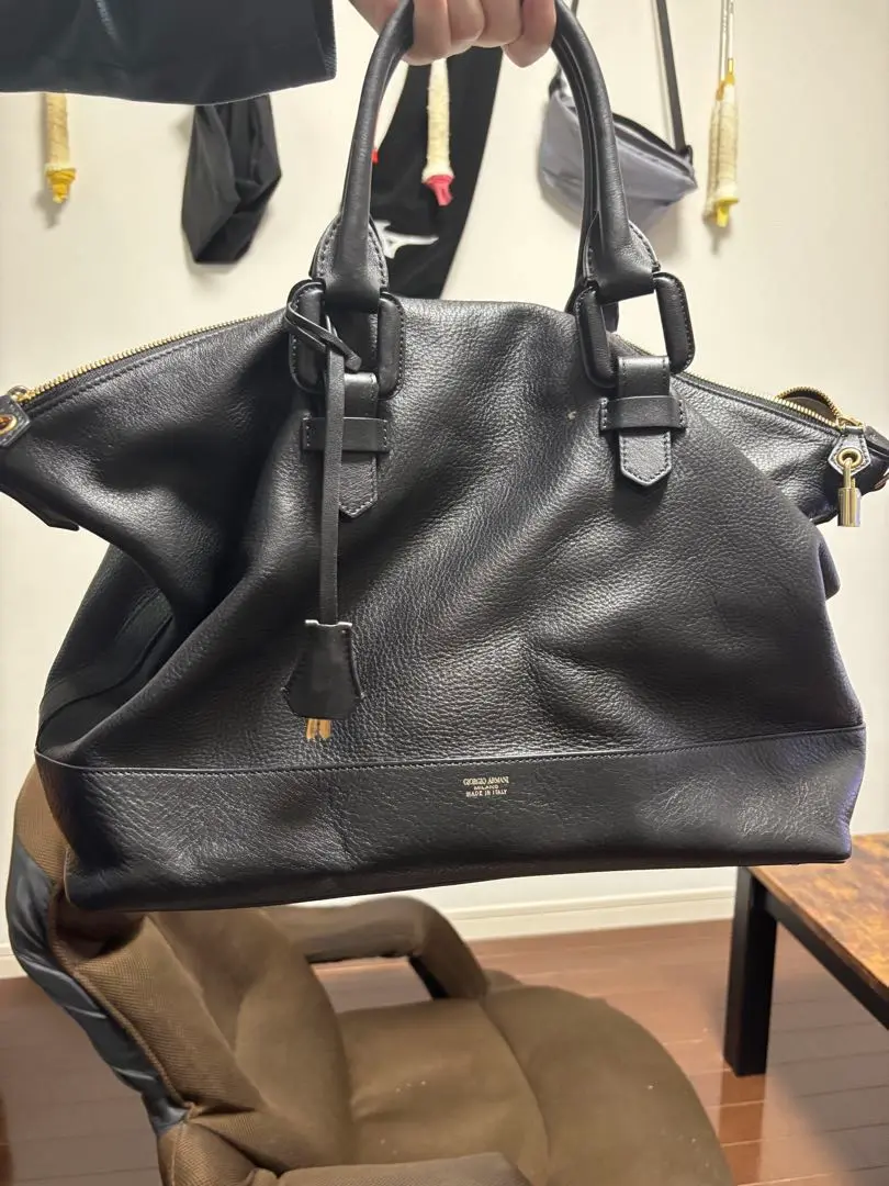 【極美品/希少モデル】ジョルジオアルマーニ ボストンバッグ 2way レザー m29349914493_1.jpg?1747321978