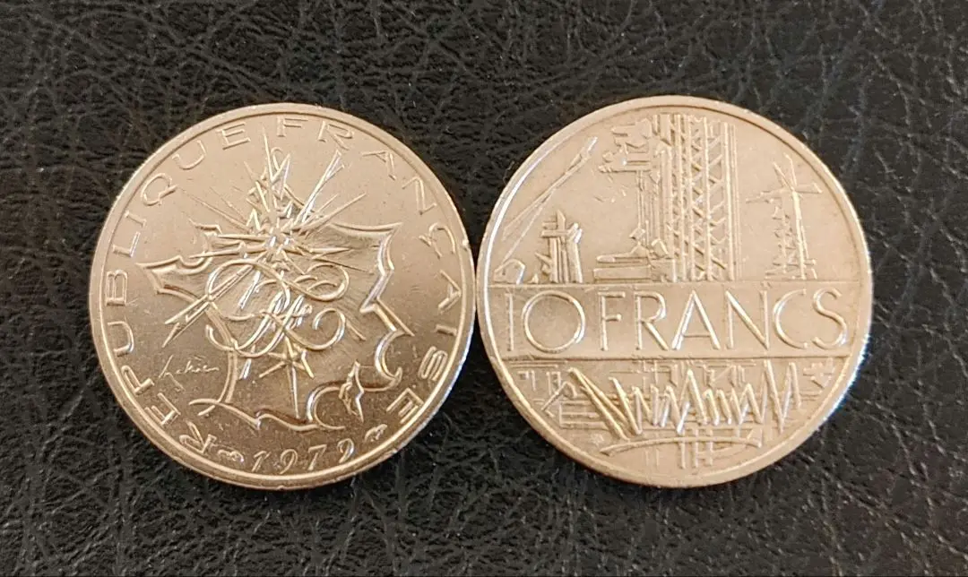フランス 10 FRANCS 1951年 硬貨 1951 レピュブリック フランセーズ 10 フラン コイン - フランス
