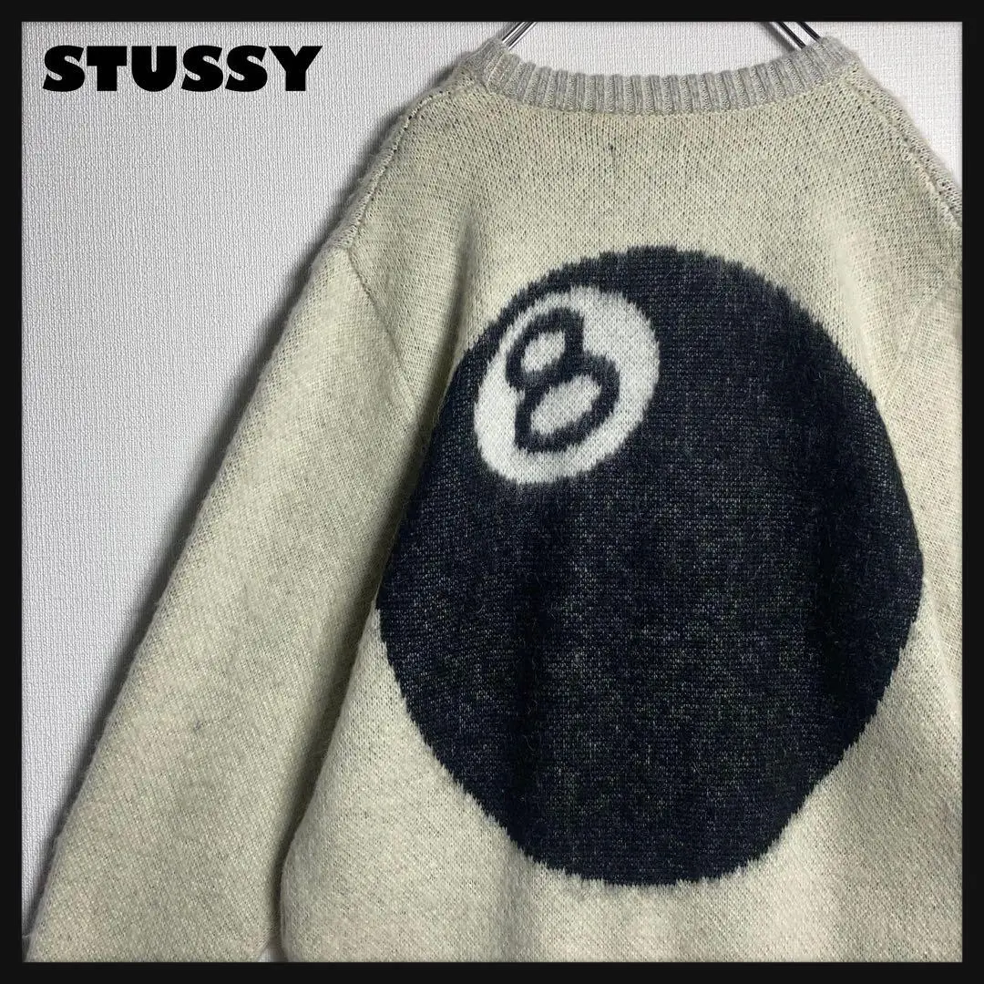 stussy8ボールデザインニットセーター 2025年最新】stussy 8ボール ニットの人気アイテム - メルカリ