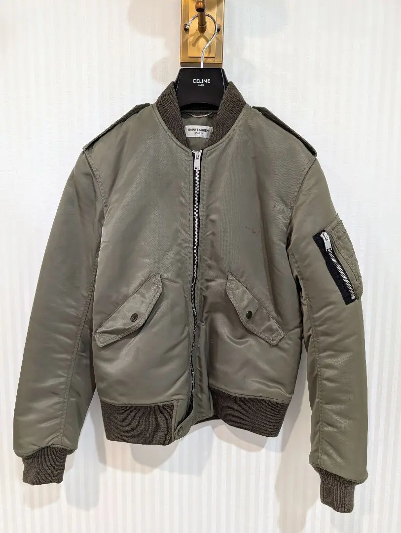 SAINT LAURENT MA-1 フライトジャケット サイズ44 Saint Laurent MA-1 ボンバージャケット 通販 - FARFETCH