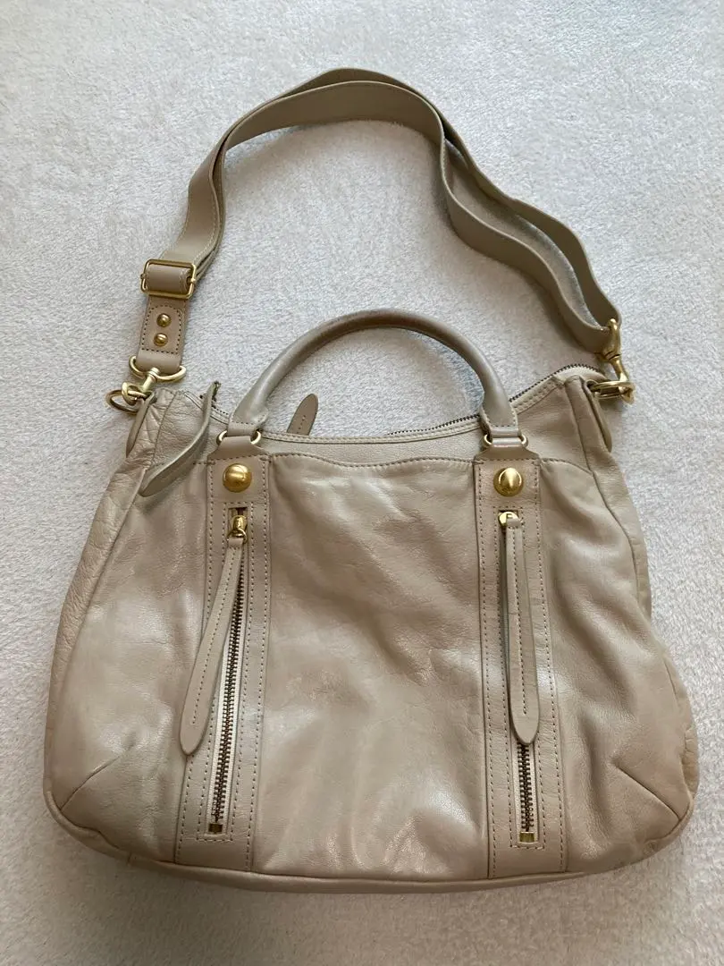 Thumbnail of russet Leather Bag with Front Zipper