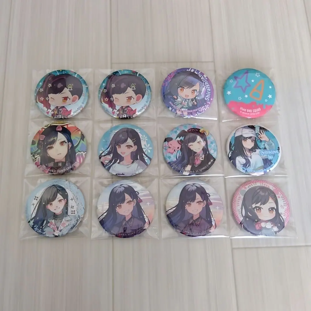 Thumbnail of Project Sekai: An Shiraishi can badges, glitter can badges, bulk sale