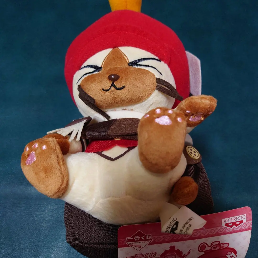 【レア物！】モンハン一番くじ　こんがり肉ッションと郵便屋さんアイルーセット 画像1 / 19＞“こんがり肉”がクッションに！「モンハン日記