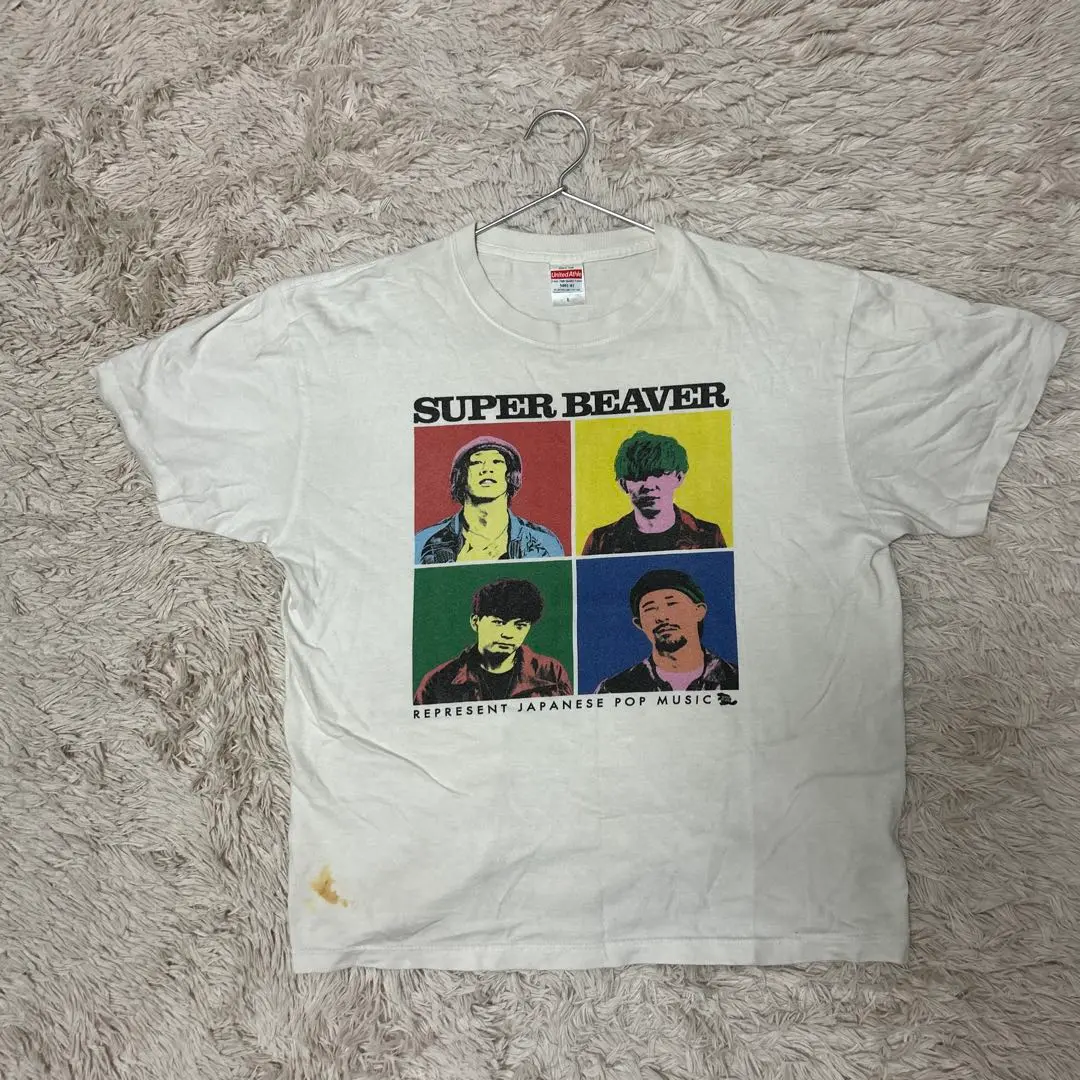 Amazon.co.jp: スーパービーバー ポップアートTシャツ XLサイズ