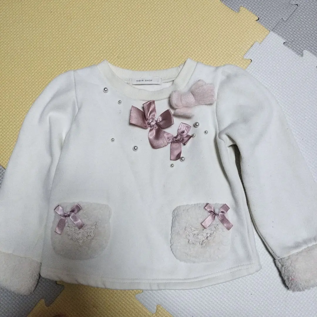 Thumbnail of Fleece-lined sweatshirt, Korean, Kids, Top, Fluffy