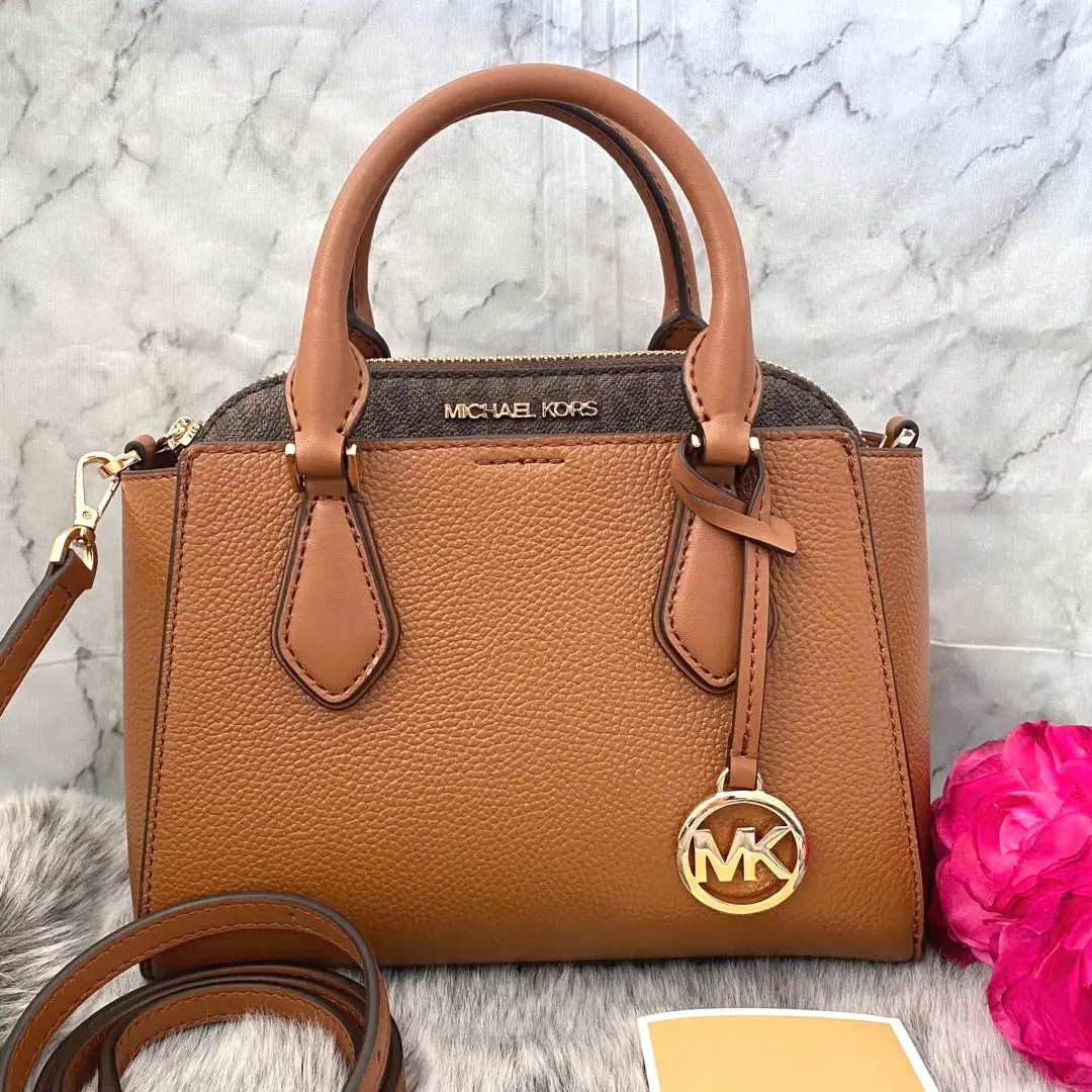 Thumbnail of New ☆ MICHAEL KORS Shoulder Bag Brown Camel Leather