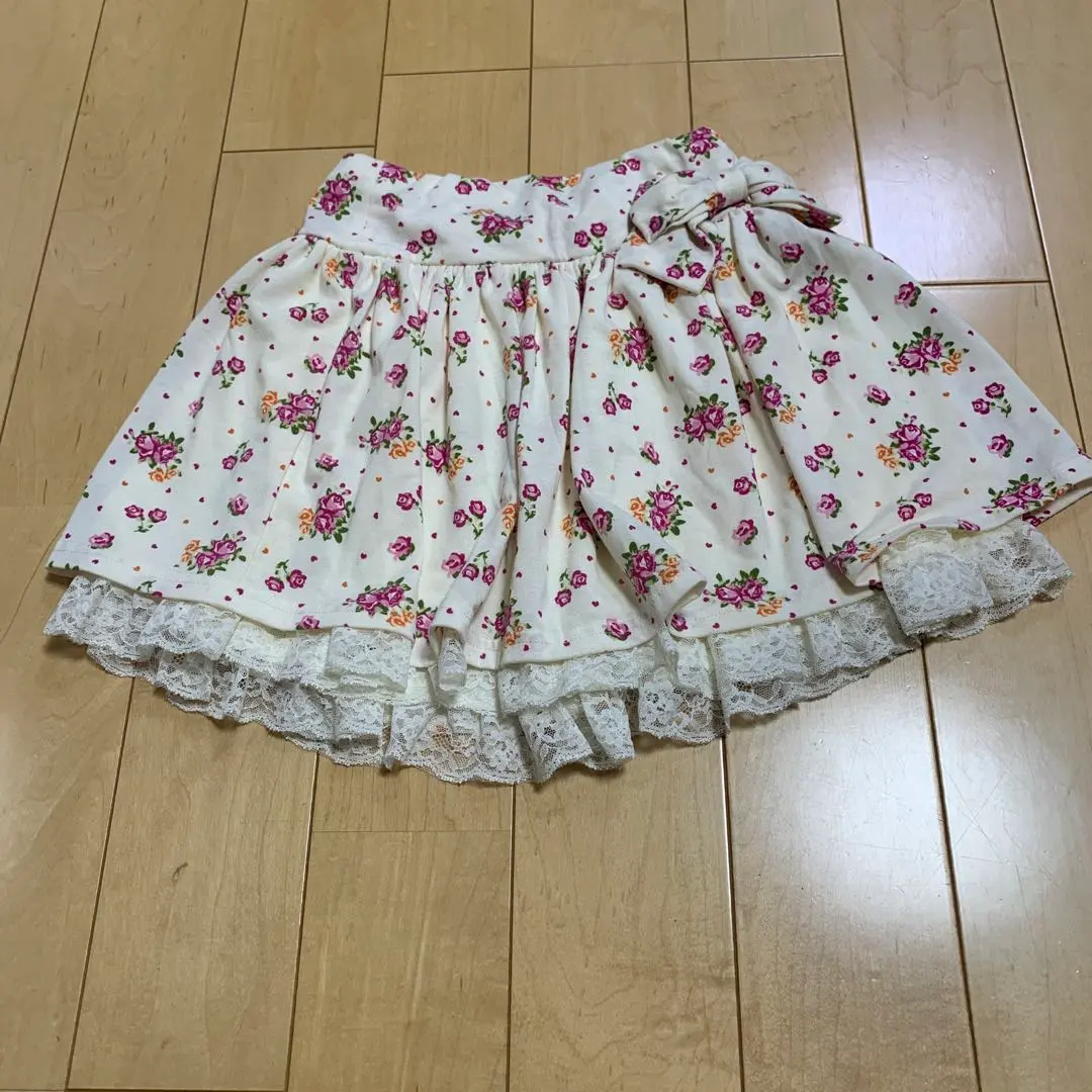 Thumbnail of 150 Floral Print Ruffle Skirt