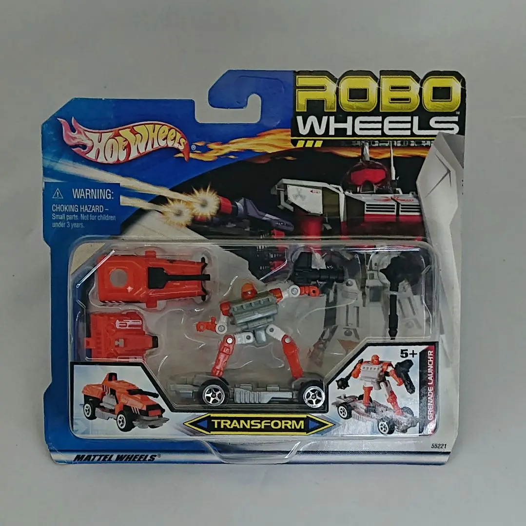 ホットウィール　ロボウィール14体　（1体腕破損） ROBO WHEELSのレビュー！これがポジトロンのGATTLING GUNN'Rだ