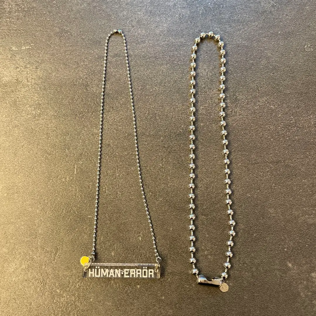 arvale° アーバル ボールチェーンネックレス メトロンブログ 希少 arvale メトロンブログ テサー ボールチェーン ネックレス
