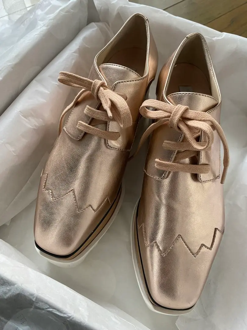 ⭐︎超美品⭐︎ ステラマッカートニー　エリス　34 1/2 シルバー　星　34.5 ⭐︎超美品⭐︎ ステラマッカートニー エリス 34 1/2 シルバー