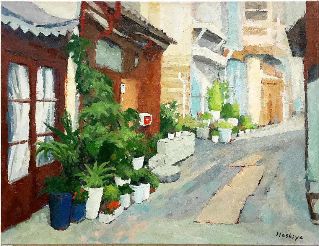No.493 and 526 油絵/風景/街景/東京/銀座 No.493 and 526 油絵/風景/街景/東京/銀座