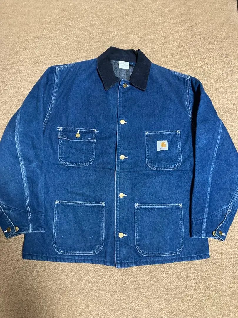 Thumbnail of 90s Carhartt Denim Chore Coat 44 Carhartt Coverall
