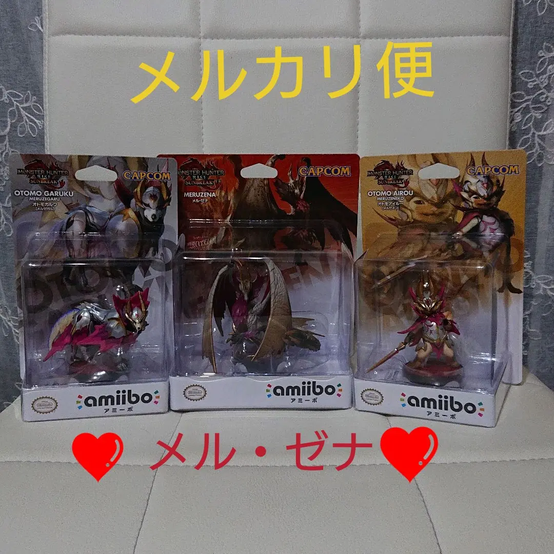 任天堂 - メル・ゼナ　メルゼナ　amiibo 新品未開封　4個セット Amazon.co.jp: 【8月上旬以降お届け分】amiibo メル・ゼナ