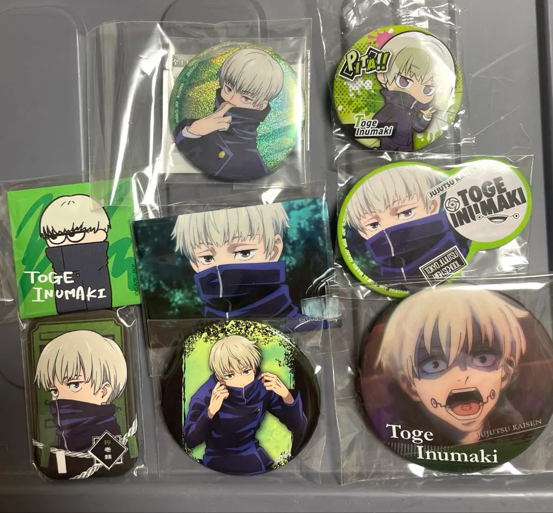 Thumbnail of Jujutsu Kaisen Toge Inumaki Can Badge Set