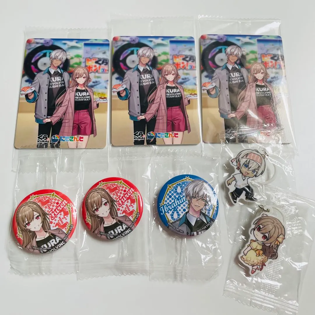 藏壽司 × NIJISANJI｜Meifu｜特典 轉蛋 贈品套組 的縮圖