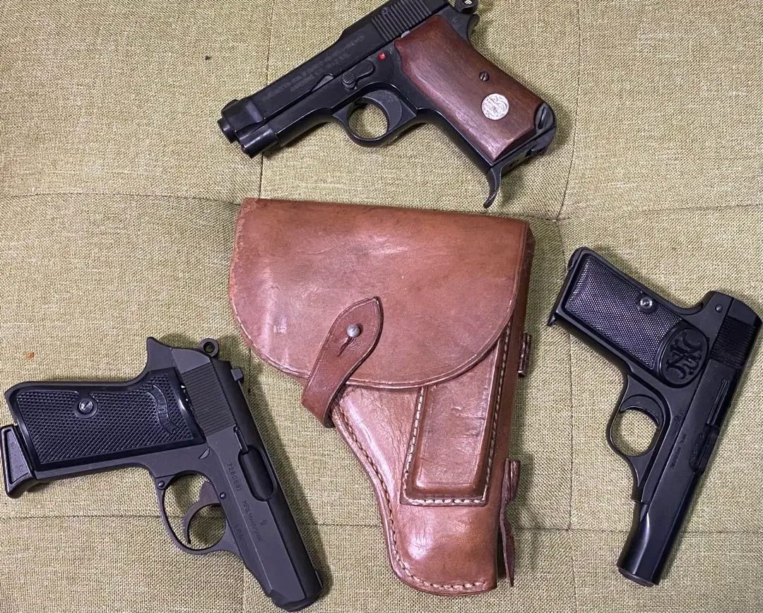 絶版　マルゼン製ワルサーppk/s　固定スライ　ホルスター付きド 絶版マルゼン製ワルサーppk/s固定スライホルスター付きド