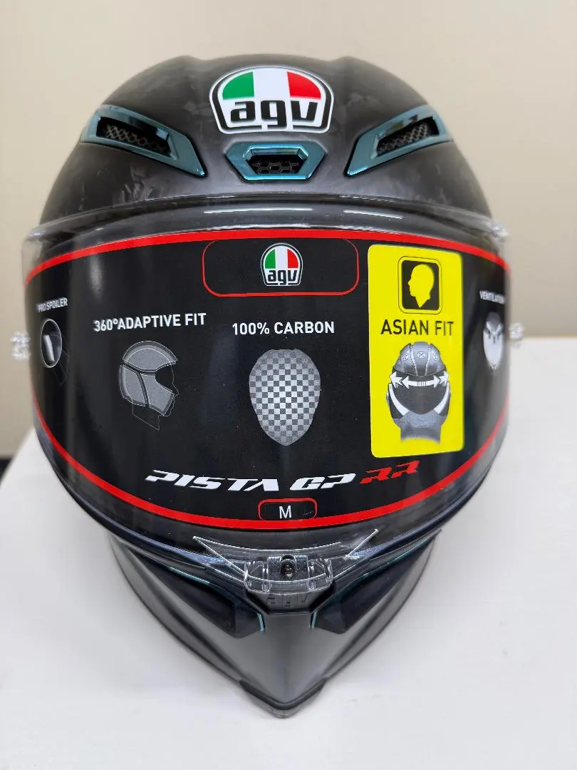 AGV PISTA GP RR FUTURO アジアンフィット Mサイズ PISTA GP RR FUTURO CARBONIO FORGIATO - MOTORBIKE FULL FACE