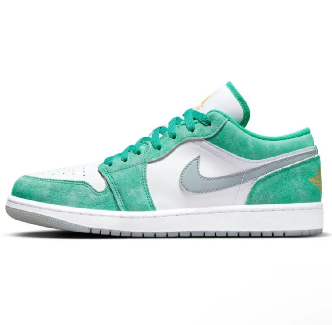 Thumbnail of Nike Air Jordan 1 Low White/Mint Green