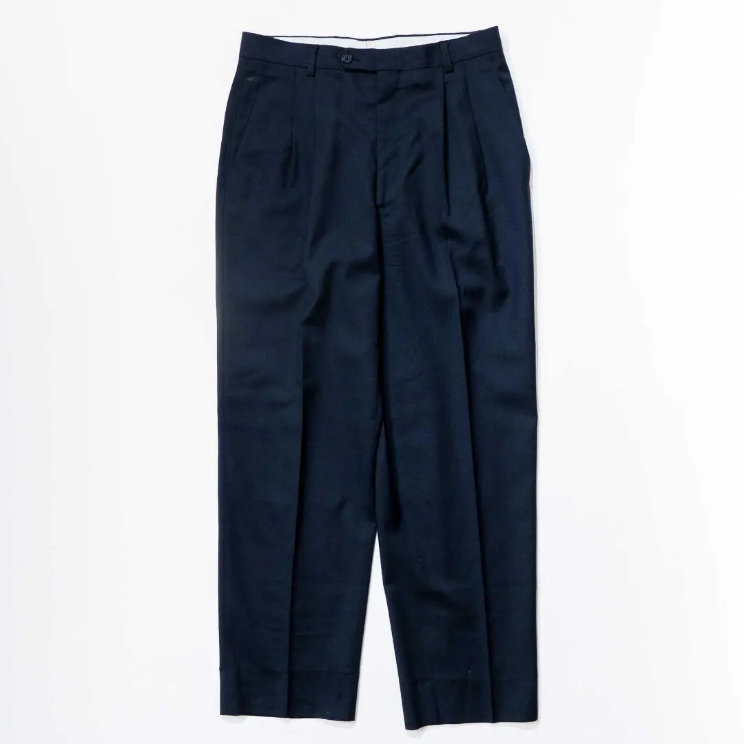 純羊毛 2 褶長褲 的縮圖