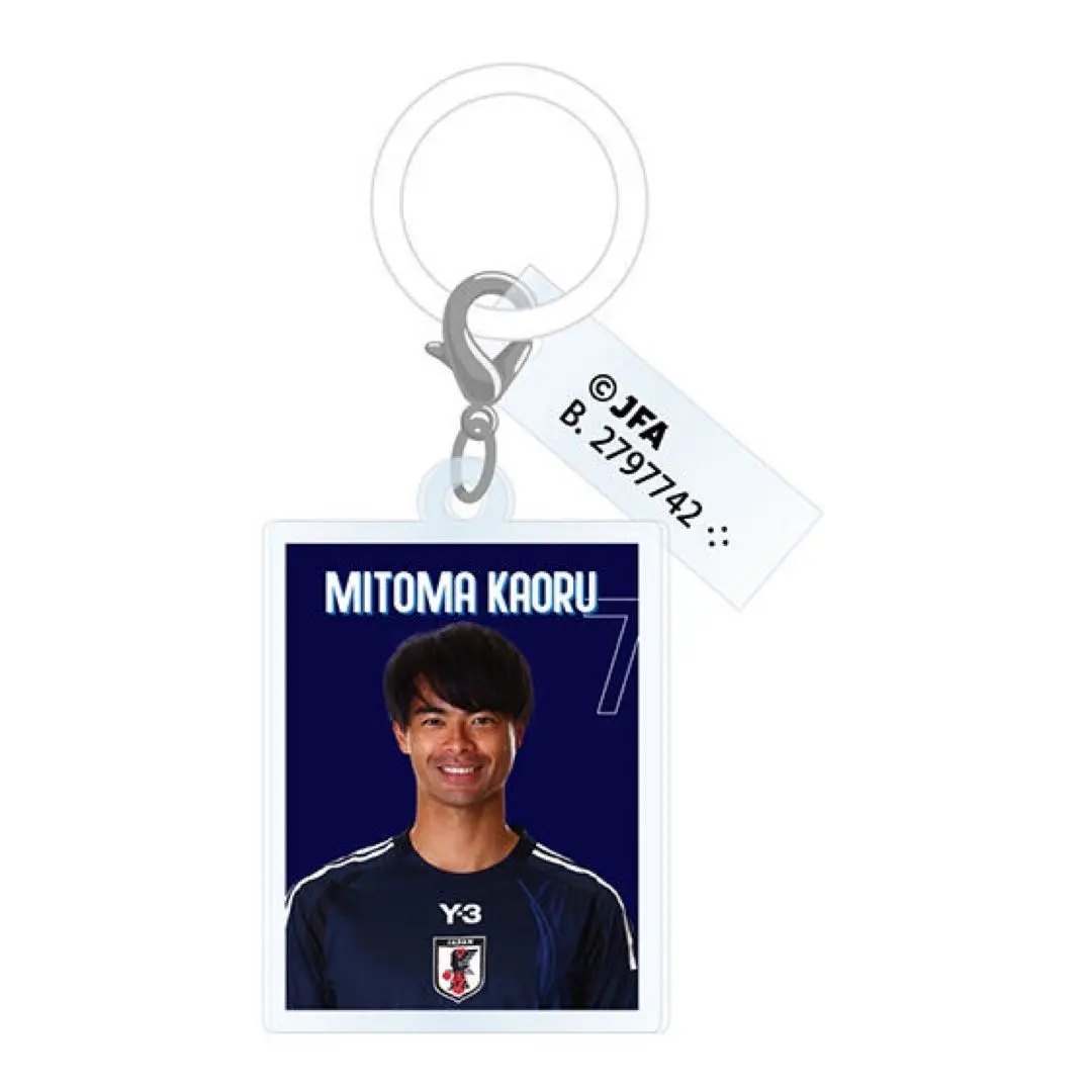三苫薫　サッカー日本代表　クマチェーンぬいぐるみ 日本サッカー協会（JFA）（メンズ、レディース、キッズ