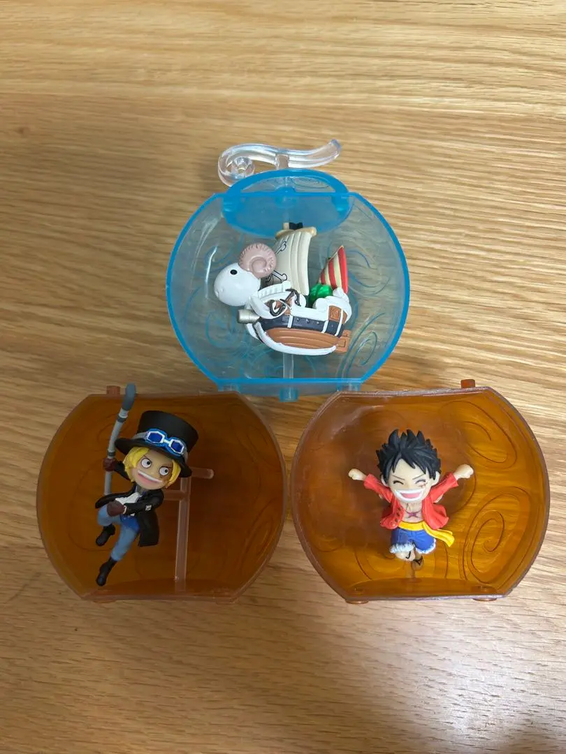Thumbnail of One Piece Figures: Luffy, Sabo, Going Merry