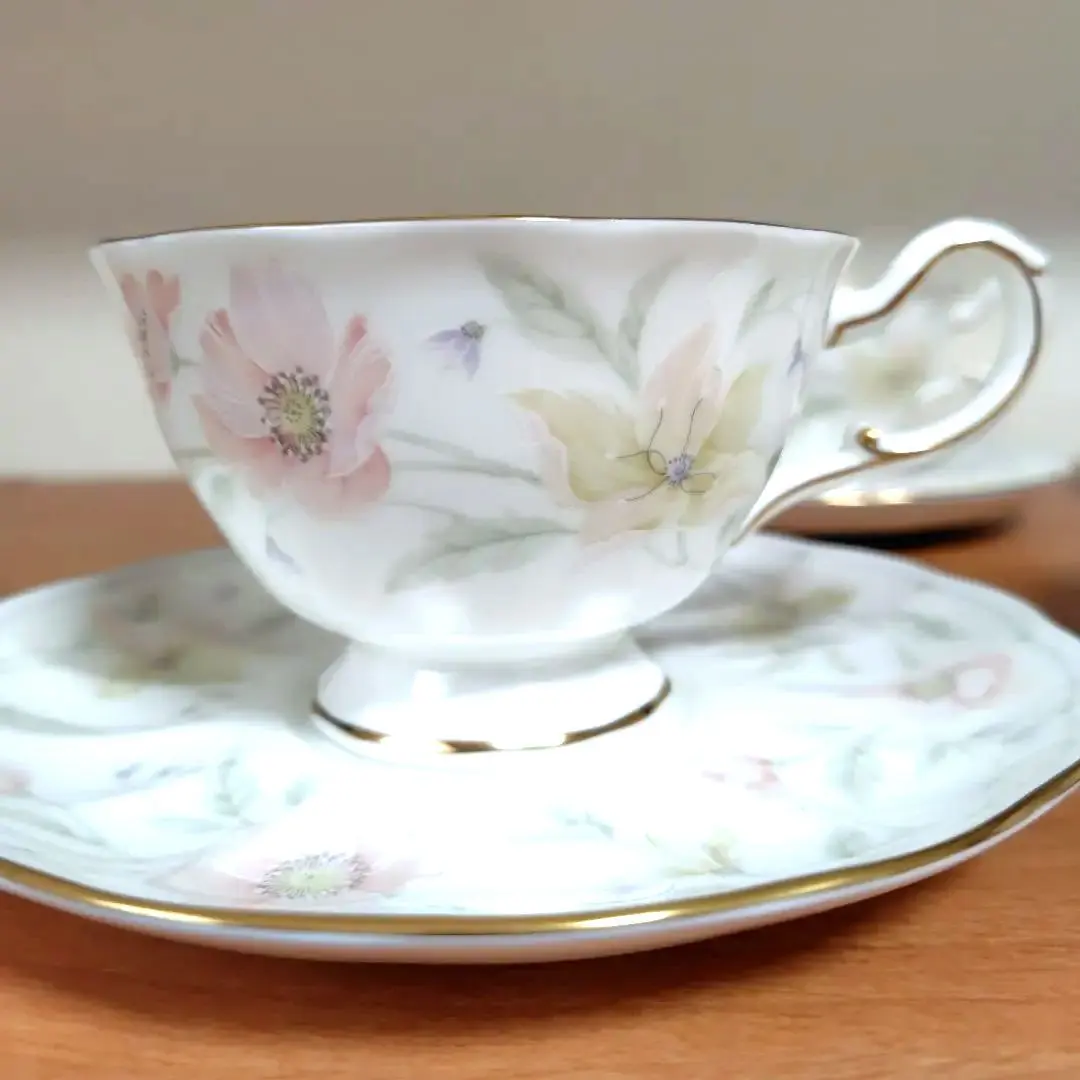 Thumbnail of NARUMI Bone China Pastel Garden 5-piece set, Unused, Excellent Condition, Final Price