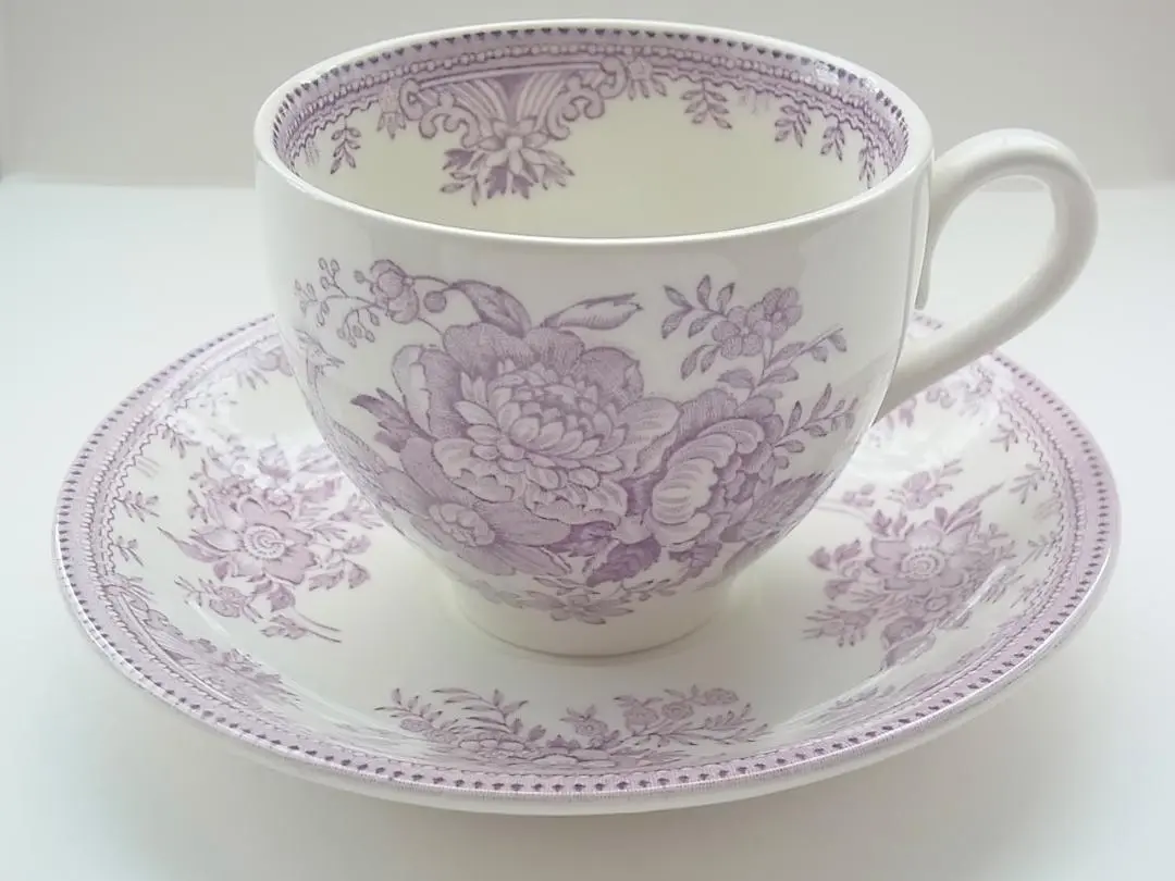 キ*ル様 ②廃番！Burleighバーレイ Plum Asiatic 花鳥柄 プ 廃盤・未使用品】バーレイ⭐️プラム アジアティックフェザンツ