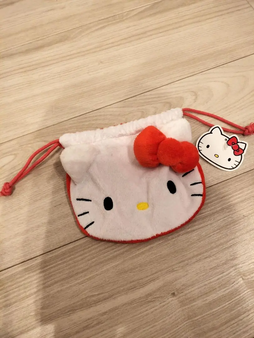 Thumbnail of Hello Kitty Plush Drawstring Pouch