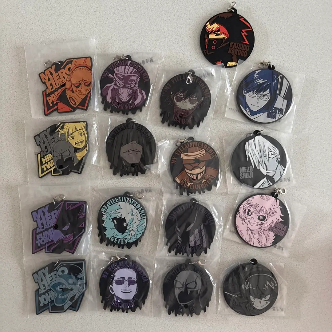 Thumbnail of My Hero Academia Ichiban Kuji G Prize Rubber Charm Set