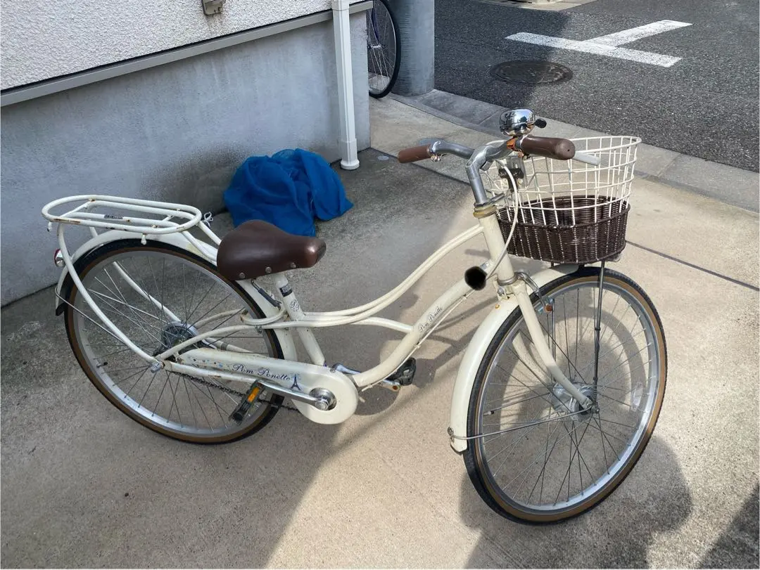子供用自転車 バスケット付きポンポネット引き取り希望