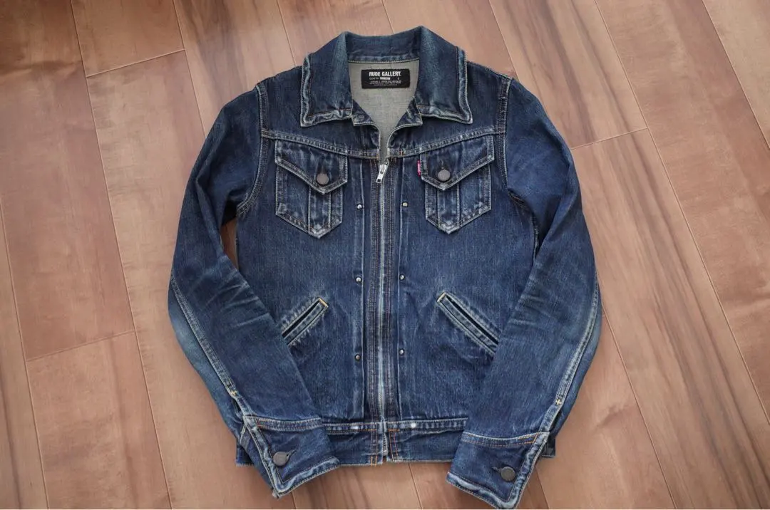 ルードギャラリー リジッドデニムジャケット 3 Mサイズ 極美品 チバユウスケ RUDE GALLERY × The Birthday ルードギャラリー チバユウスケ