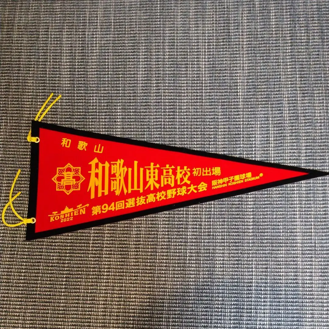高校野球和歌山大会　ミニクッション 高校野球和歌山大会限定グッズご紹介～地方大会レベルでここまで