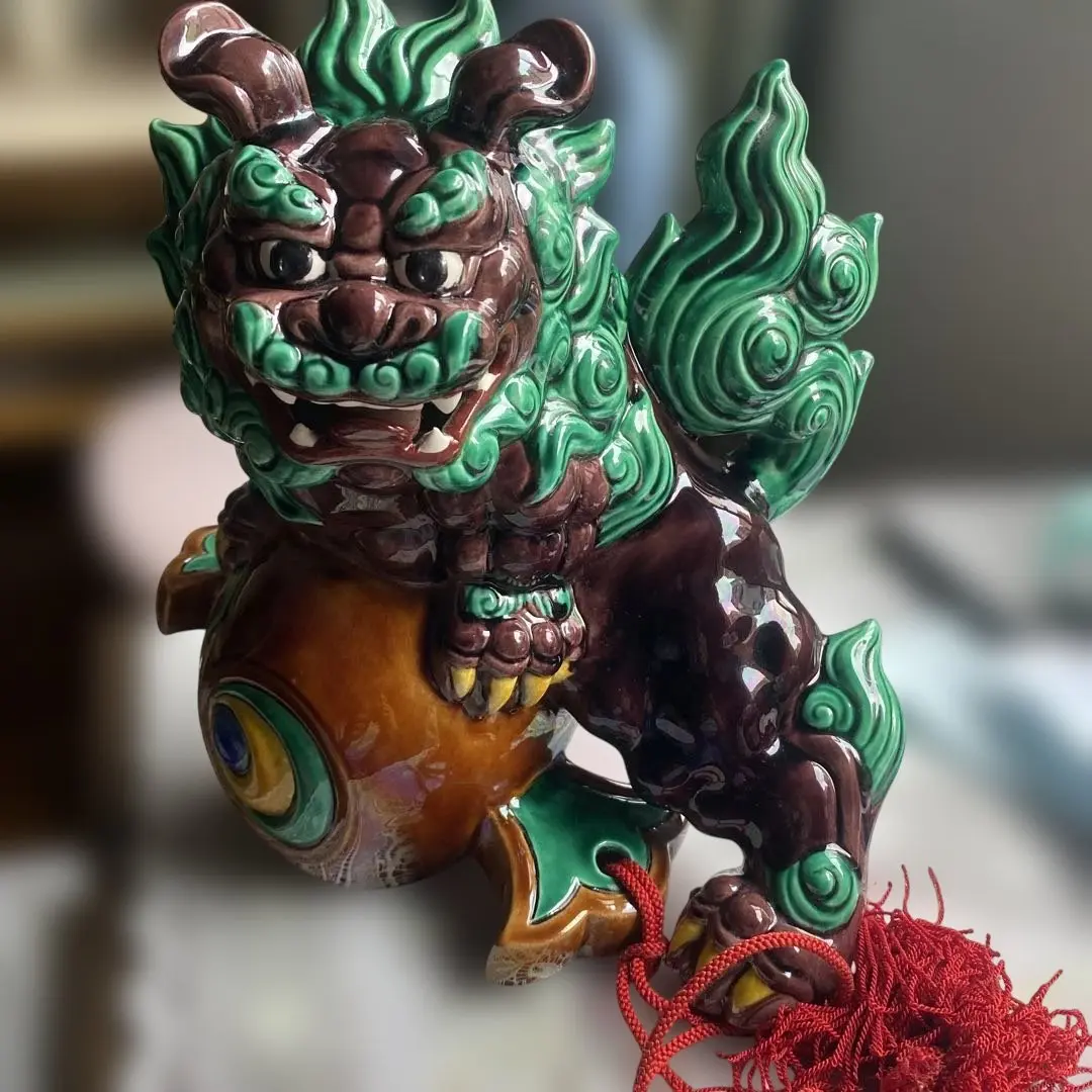 九谷焼　太吉　糠川清章　雲龍　干支 竜　置物 飾物 床飾り BE786 BE786 九谷焼 太吉 糠川清章 雲龍 干支 竜 置物/飾物/床飾り