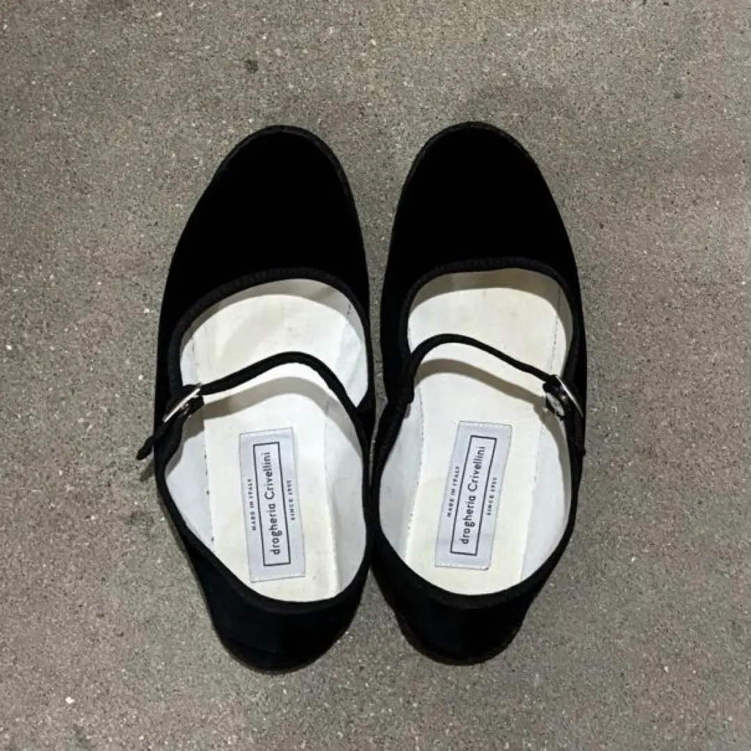新品未使用　drogheria Crivellini ベルベットスリッポン　39 pac003_03.jpg
