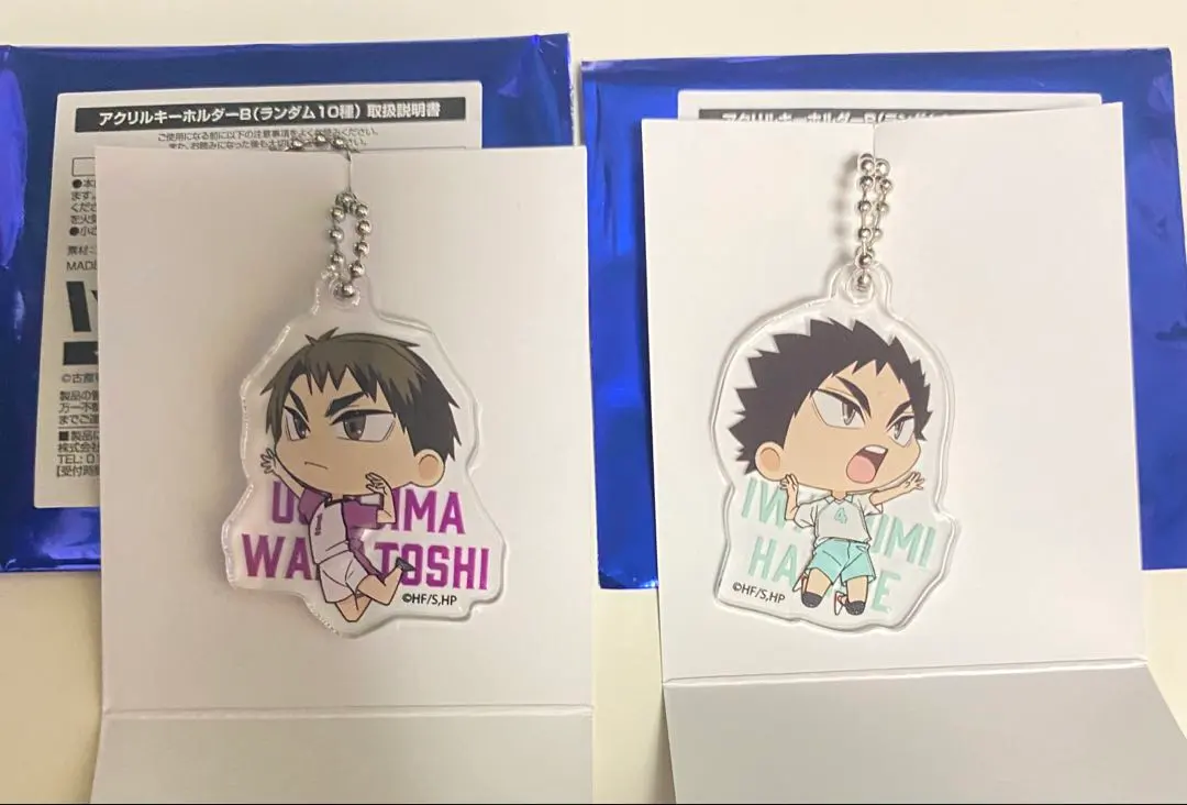 Thumbnail of Haikyu!! Path to Victory Cafe Acrylic Keyholder B Ushijima & Iwaizumi