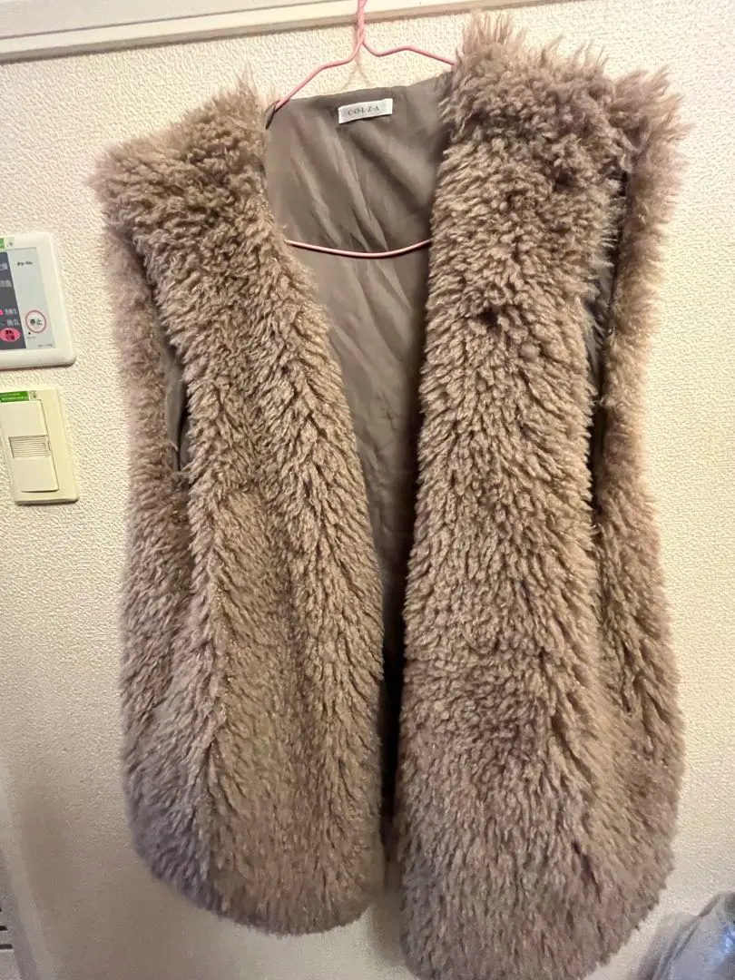 Thumbnail of Outerwear fur brown jacket