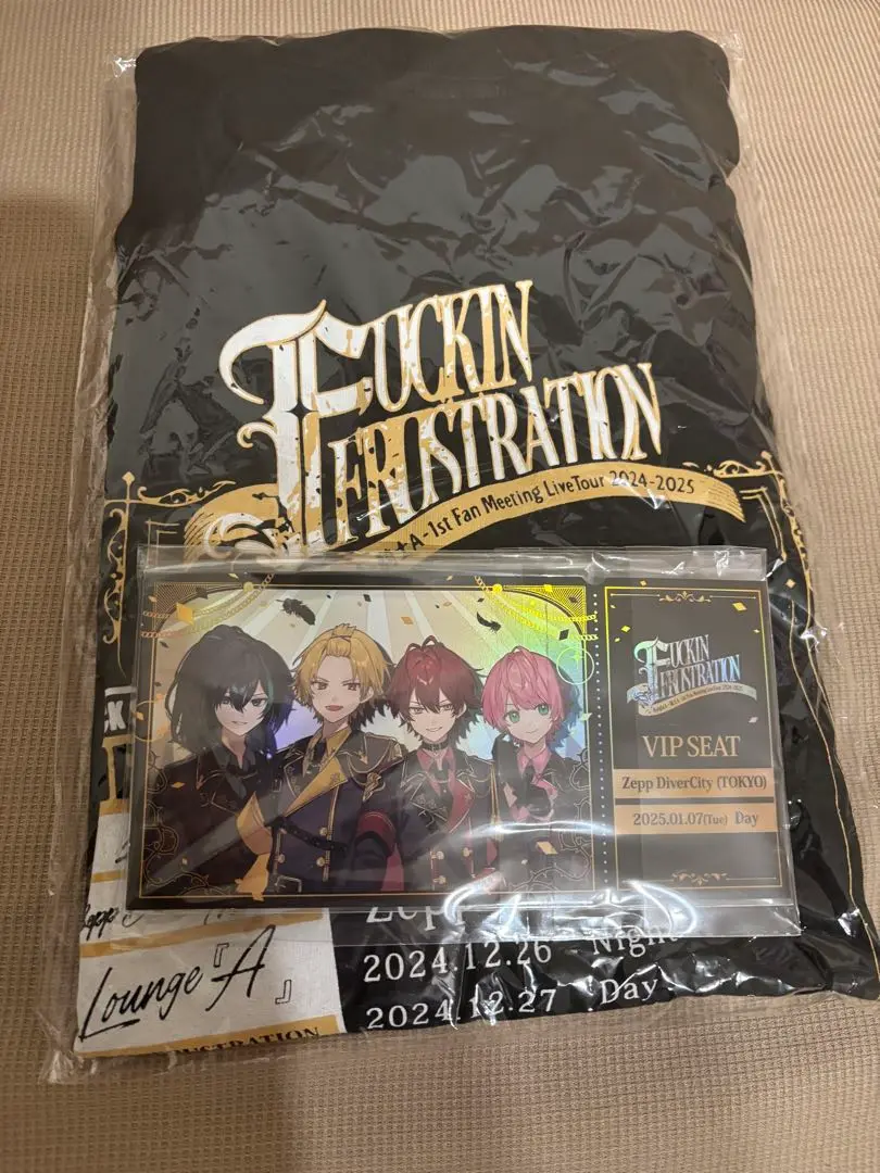騎士A KnightA ファンミ VIP特典オリジナルグッズ Tシャツ 騎士A KnightA ファンミ VIP特典オリジナルグッズ Tシャツ