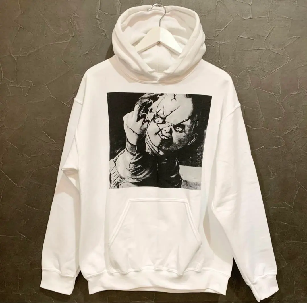 Thumbnail of Unisex, limited stock! Child's Play Chucky Hoodie / White